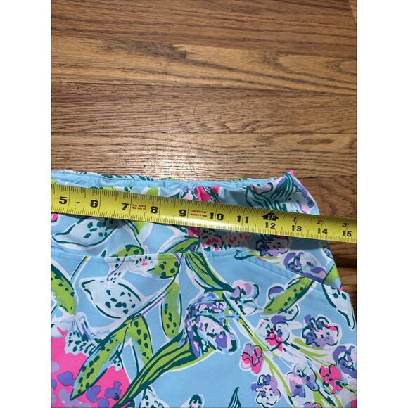 Lilly Pulitzer LUXLETIC Bali Blue Sway This Way Skirt/Skort. Size 4 Performance - Picture 5 of 8